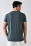 Muscle Fit Crew Neck Knitted Short Sleeve T-Shirt - 4