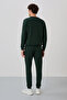 طقم بدلة رياضية للرجال من Andy Pine Green Raised - 85190 - 7