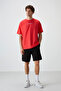 Fiesta Cotton Thick Surface Textured Oversize Fit Printed Men's T-Shirt - 88364 - 2