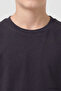 Anthracite O Neck Standard Fit Basic Unisex Kids T-Shirt - 11328 - 3