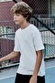 Ecru Cotton Soft Textured Oversize Basic Boy's T-Shirt - 11297 - 2