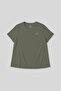 Rahat Form 3-Pack Black-White-Khaki Plus Size Women's T-Shirt-97308 - 6