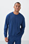 Parliament Compact Cotton Thick Smooth Textured O Collar Comfort Fit Men's Tracksuit Set -85263 - 2