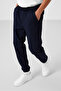 Navy Blue Standard Fit Woven Lightweight Stretchy Chino Men's Trousers - 82176 - 3