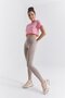 Slim Fit 3-Pack Women's Dark Beige-Brown-Black Leggings - 94011 - 3
