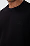 Black Cotton Thick Furry Soft Textured Comfort Fit Embroidered Men's Tracksuit Set -85265 - 6