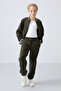 Standard Fit 2-Pack Khaki-Dark Beige Girls' Tracksuit Bottom - 75155 - 3