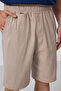 Taş Standard Fit Woven Lightweight Flexible Chino Men's Shorts - 81290 - 4