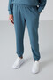 Forest Green Basic Cotton Oversize Tracksuit Suit 95287 - 6