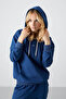 Parlament Hooded Kangaroo Pocket Comfortable Fit Elastic Cuff Women's Tracksuit Set - 95288 - 7