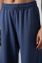Petrol High Waist Pocket Comfortable Form Wide Leg Women's Tracksuit Bottom - 94567 - 3