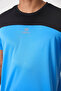 Cobalt Blue Breathable Textured Slim Flexible Standard Fit Men's Performance T-Shirt - 88386 - 3