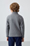 Standard Fit 2-Pack Black-Grey Melange Boys' Fleece Sweatshirt - 11223 - 6