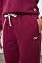 Erguvan Compact Cotton Thick Smooth Textured O-Neck Standard Fit Women's Tracksuit Set - 95341 - 6