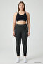 Slim Fit 2-Pack Anthracite-Petrol Plus Size Women's Leggings - 94650 - 2