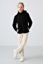 Standard Fit Hooded 2-Pack Black-Ecru Fleece Girls' Sweatshirt - 75152 - 3