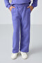 Lilac Cotton Soft Textured Standard Fit Embroidered Girls' Tracksuit Set - 75162 - 4