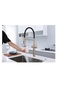 Kitchen Sink Faucet with Dual Flow Water Purification Outlet, Spiral and Spout, Matte Gold, 7 Year Warranty, Imported - 2
