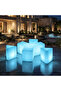 Y Table + 3 Small Modern Triangular Vertical Stands Set Rgb Lighting - 5