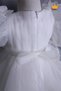 2-8 Years Old Rose Collar, Granular, Fluffy Tulle Baby Girl Evening Dress, Holiday Wedding Dress 3502 - 7