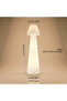 أورا تاور سايد لامب إضاءة LED ارتفاع 210 سم بلاستيك LLDPE تصميم برجي - 8