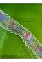 Tulle, Paris Print, Guipure Ribbon, Sewing Accessory, 4 cm (1 meter) Wide, Colorful. - 4