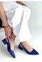 Blue Women's Heeled Shoes - 3