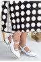 White Women's Heeled Shoes - 2