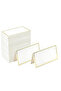 50pcs 50pcs Gold Foil Table Card Wedding Name Guest Card, Seat Name Card - 8