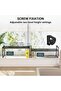 2 Pack Expandable,Stackable Shelf Organizer with Secure Locking Buckle,for Over-Sink Storage,Kitchen Counter,Windowsill,Bathroom Vanity - 3