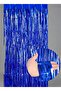 Metalized Background Curtain Wall Curtain Navy Blue Color