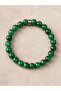 Bright Green Agate Natural Stone Bracelet