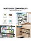 2 Pack Expandable,Stackable Shelf Organizer with Secure Locking Buckle,for Over-Sink Storage,Kitchen Counter,Windowsill,Bathroom Vanity - 7