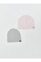 Sparkling Choices from Shining Store Plain Baby Girl Beanie 2-Piece - 2
