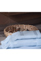 2-Piece SARRA ETAMIN FRINGED TOWEL SET (30x50-50x90 cm) - BABY BLUE - 2