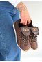 Brown Lace-Up Women's Sneakers - 2