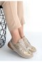 Beige Gold Women's Sports Shoes - 3