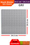 Le-Go Duplo Compatible Gray Floor Plate 24.3X24.3 cm - 2