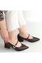 Brown Women's Heeled Shoes - 4