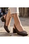 Brown Women's Heeled Shoes - 4
