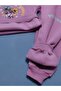 Girl's Three-Thread Embroidered 2-Piece Set |   Sweatshirt & Sweatpants |   Floral Printed - 3