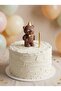 Handmade Candle Blowing Bear Figured Cake Decoration / Birthday Decoration - 1 Piece