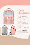 Cats USB Port Backpack Pink - 3