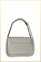 Mini Hand and Shoulder Bag with Chain Strap - Cream - 5