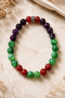 Natural Stone Citrine Hematite Red Agate Bracelet Stylish Energy Stress Success Bracelet
