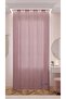 Dried Rose Solid Color Background Curtain, Pleatless Flat Planting, Extraphore Drawstring, Single Wing