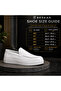 Full White Leather Men's Shoes - Laceless High-Sole Easy-To-Clean Non-Slip Sole Comfortable Casual Sports Shoes Ba0241 - 8