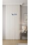White Solid Color Background Curtain, Pleatless Flat Planting, Extrafor Drawstring, Single Wing