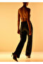 Straight-Cut Jeans with Stitched Bottoms - 4