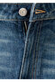 Straight-Cut Jeans with Stitched Bottoms - 8